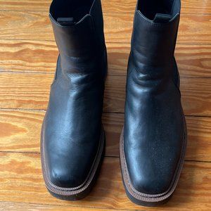 Sam Edelman Women's Laguna Chelsea Leather Boot Black Size 11M